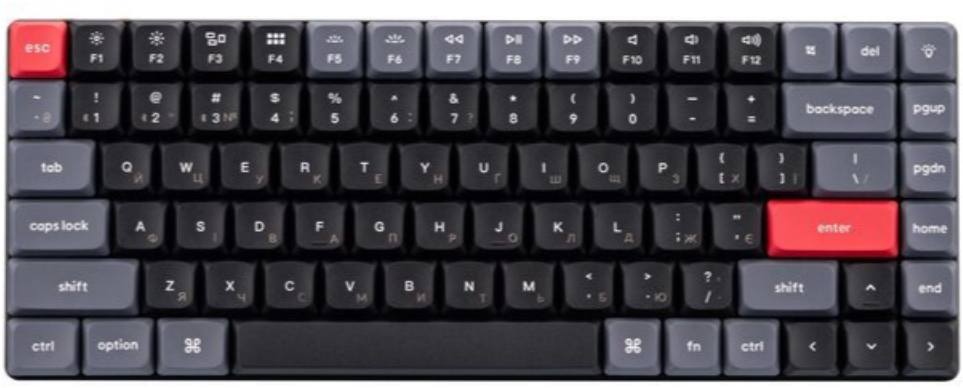 

Keychron K3 Pro 84Key Gateron Blue Low Profile Qmk Ua White Led Black (K3PA2_KEYCHRON)