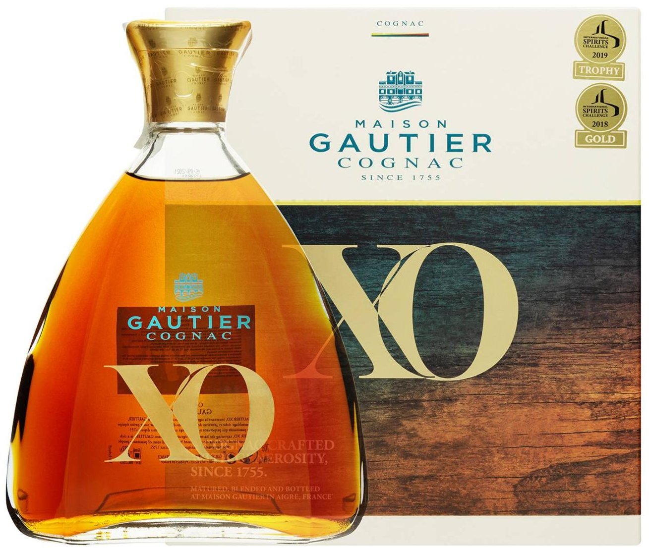 Акція на Коньяк Gautier Xo 40% 0.7 л в подарочной упаковке (FSH_3269555551772) від Stylus