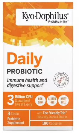 Акція на Kyolic Kyo-Dophilus Daily Probiotic Пробиотик ежедневный 180 капсул від Stylus