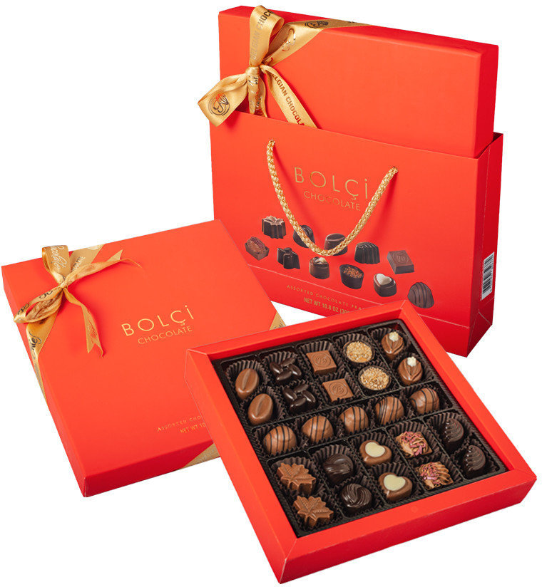 

Цукерки Bolci Miracle Red Assorted Chocolate Pralines Box 308 г (8697437859374)