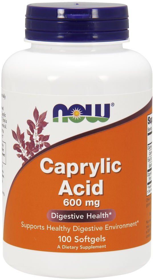 Акція на Now Foods Caprylic Acid 600mg, 100 caps від Stylus