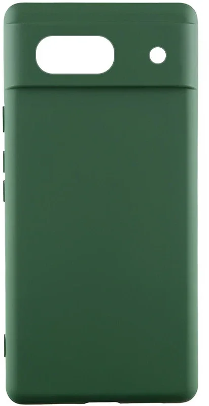 

Lakshmi Case Silicone Cover Full Camera Dark Green for Google Pixel 7a