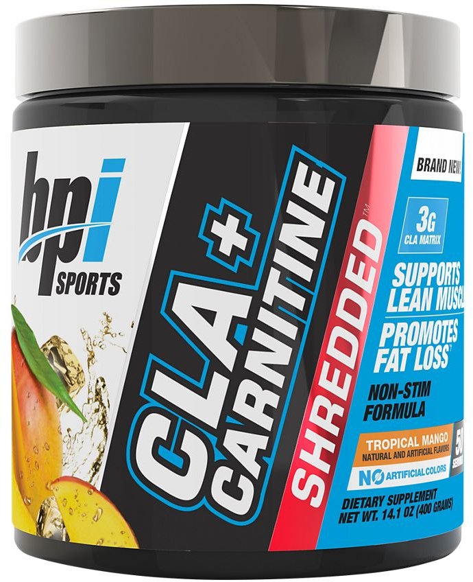 

Bpi Cla Plus Carnitine Shredded 400 g /50 servings/Tropical Mango