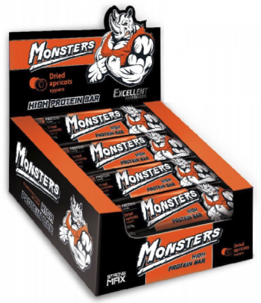 

Monsters Strong Max 80 g x 20 Dried Apricots
