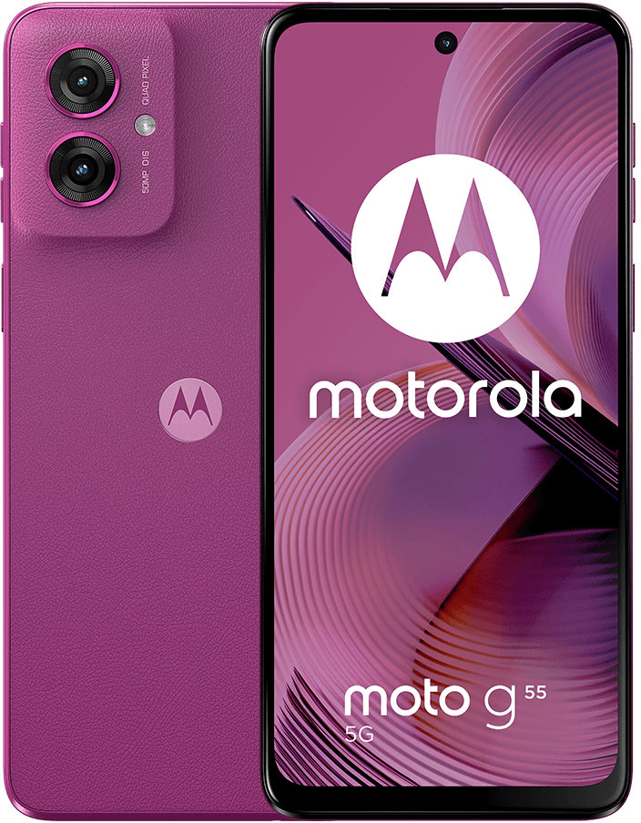 Акція на Motorola G55 5G 8/256GB Twilight Purple (UA UCRF) від Stylus