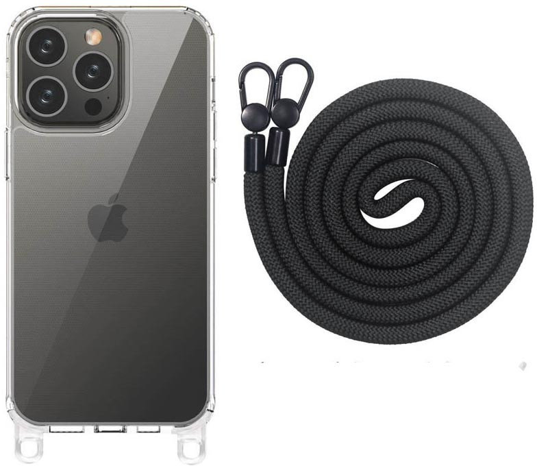 

Epic Tpu Transparent with Straps Black для iPhone 13 Pro Max