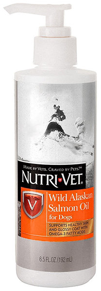 

Жидкая добавка Nutri-Vet Wild Alaskan Salmon Oil масло дикого лосося для шерсти собак 192 мл