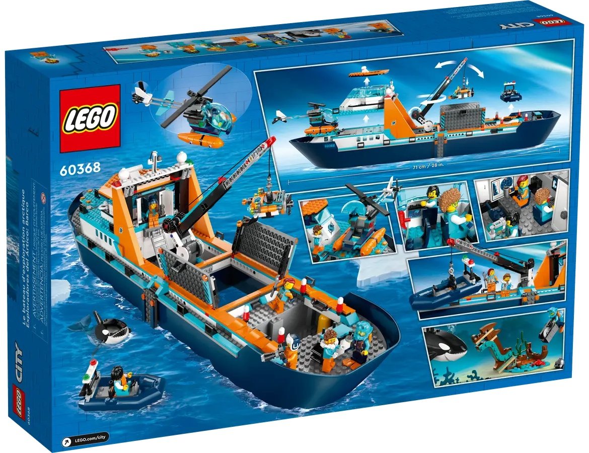 Акція на Конструктор Lego City Корабль исследователя Арктики (60368) від Stylus