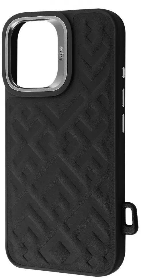 

Kajsa Rhombus Collection with Magnetic Ring Black for iPhone 16