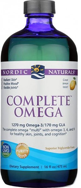 Акція на Nordic Naturals Complete Omega Lemon 1270 mg Омега 3-6-9 со вкусом лимона 473 мл від Stylus