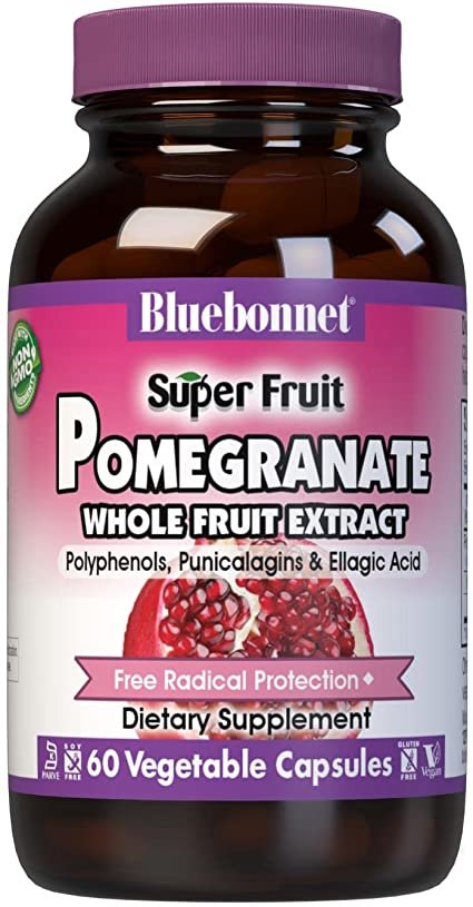 

Bluebonnet Super Fruit Pomegranate Extract Екстракт цілісних фруктів гранату 60 вегакапсул