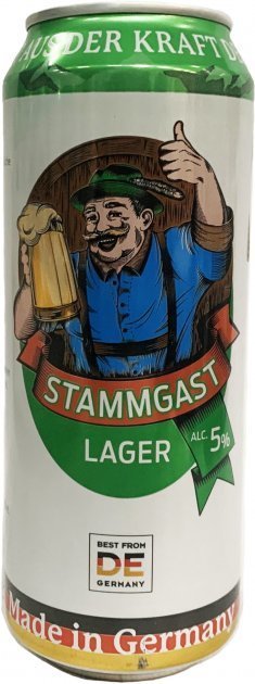 

Пиво светлое Stammgast Lager ж/б 5% 0.5л (PLK4022411030847)