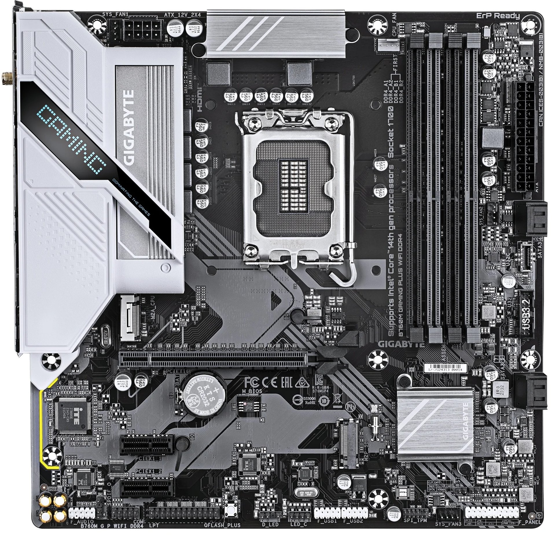 

Gigabyte B760M Gaming Plus Wifi DDR4 Ua