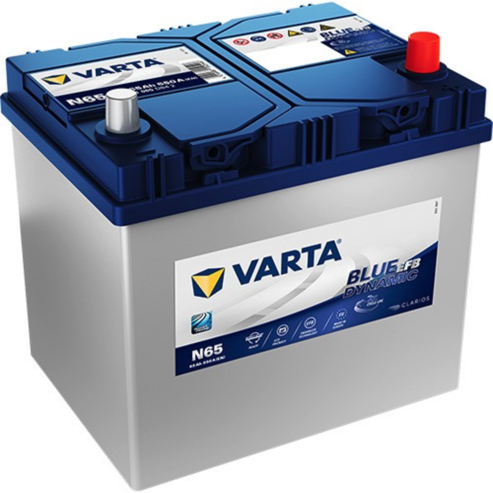 Акція на Varta 6СТ-65 АзЕ Blue Dynamic Efb Asia N65 (565501065) від Stylus