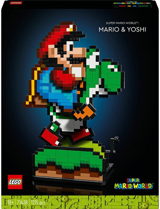 Акція на Конструктор Lego Super Mario World: Марио и Йоши (71438) від Stylus