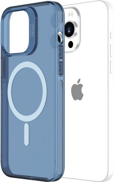 

Vokamo Case with MagSafe Clear/Blue for iPhone 15 Pro Max (NVK010858)