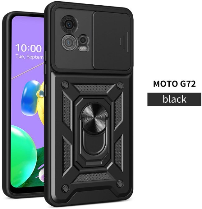 

BeCover Military Black for Motorola Moto G72 (709095)