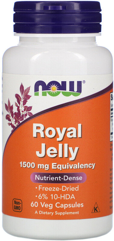 Акція на Now Foods Royal Jelly, 1,500 mg, 60 Veg Capsules (NF2565) від Stylus