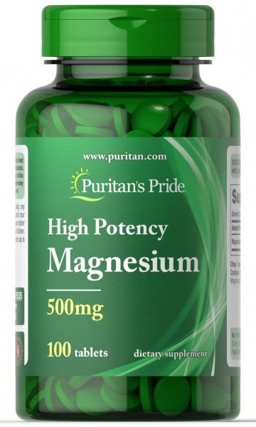 

Puritan's Pride Magnesium 500 mg Магній 100 таблеток