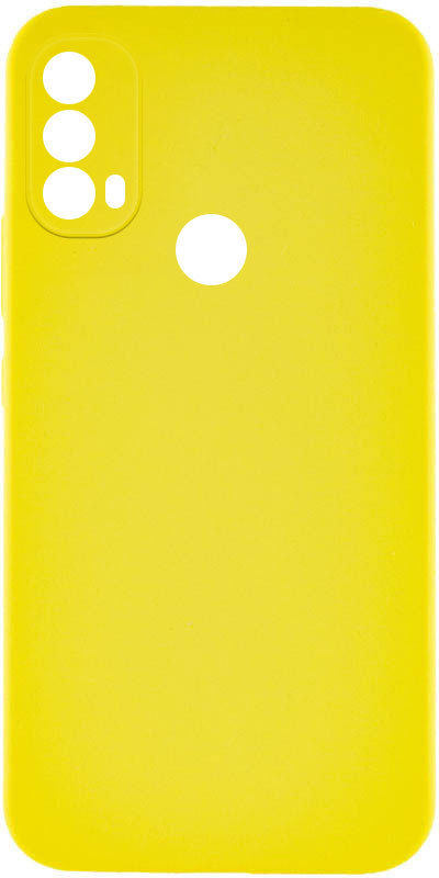 

Lakshmi Case Silicone Cover Full Camera Yellow for Motorola Moto E40