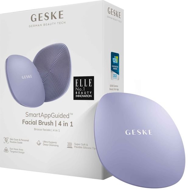 Акція на Щетка для лица Geske Facial Brush 4 в 1 Purple (GK000018PL01) від Stylus