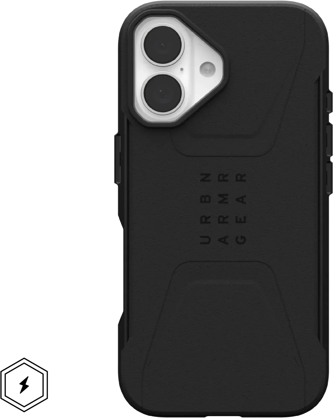 

Urban Armor Gear Uag Графічний Magsafe Black (114446114040) for iPhone 16