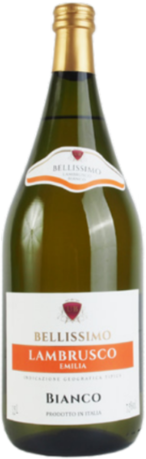 

Вино игристое Bellissimo Lambrusco Bianco белое полусладкое 1.5 л (VTS2902220)