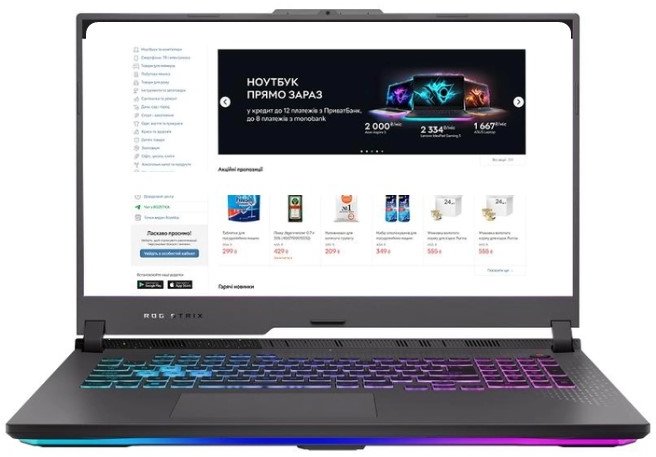

Asus Rog Strix G17 2023 G713PV-LL068 (90NR0C34-M006P0) Ua