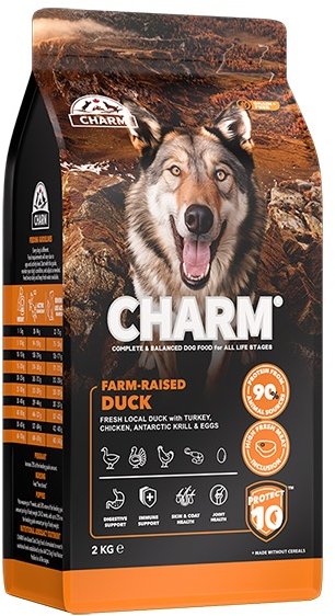 Акція на Сухой корм Charm Farm-Raised Duck Фермерская утка беззерновой для собак 2 кг (59670) від Stylus