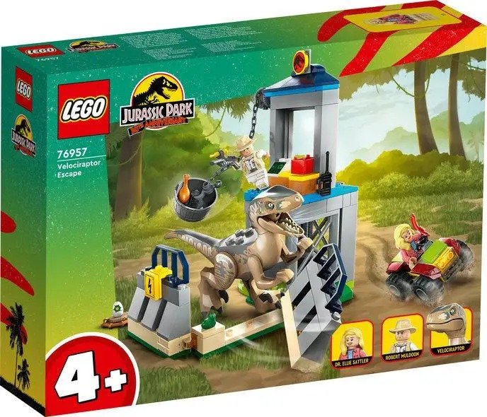 

Конструктор Lego Jurassic Park Втеча велоцираптора (76957)