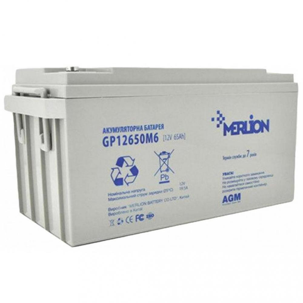 

Merlion RDC12-65, 12V-65Ah Gel (G12650M6 GEL)