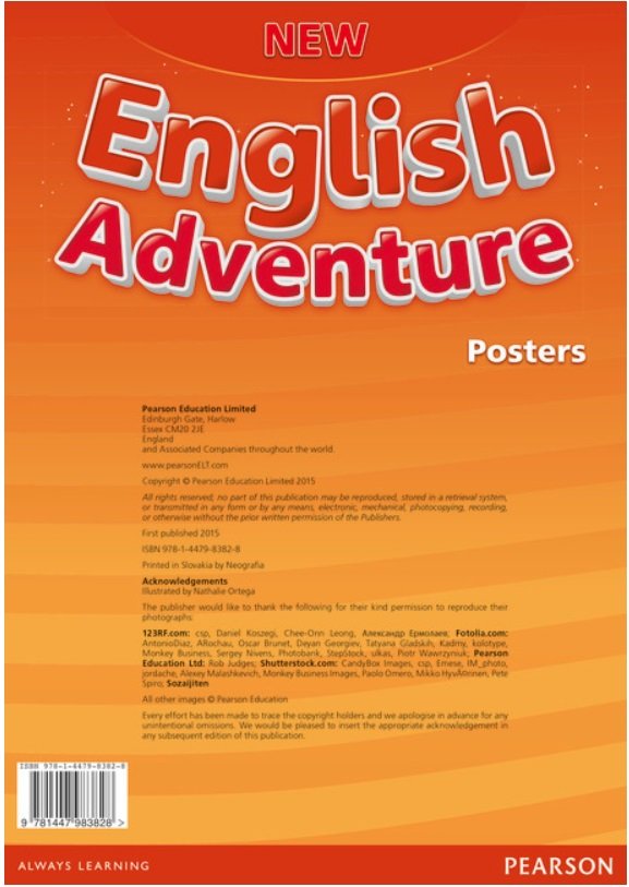 Акция на New English Adventure 2 Posters от Y.UA