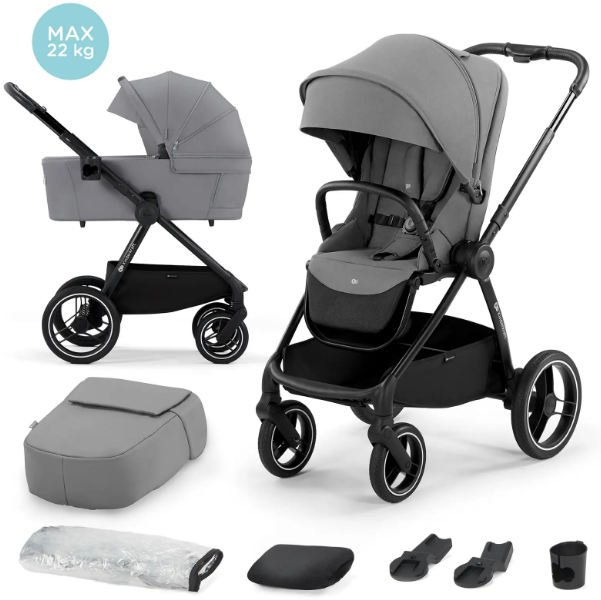 

Універсальний візочок 2 в 1 Kinderkraft Nea Platinum Grey (KSNEA000GRY2000)