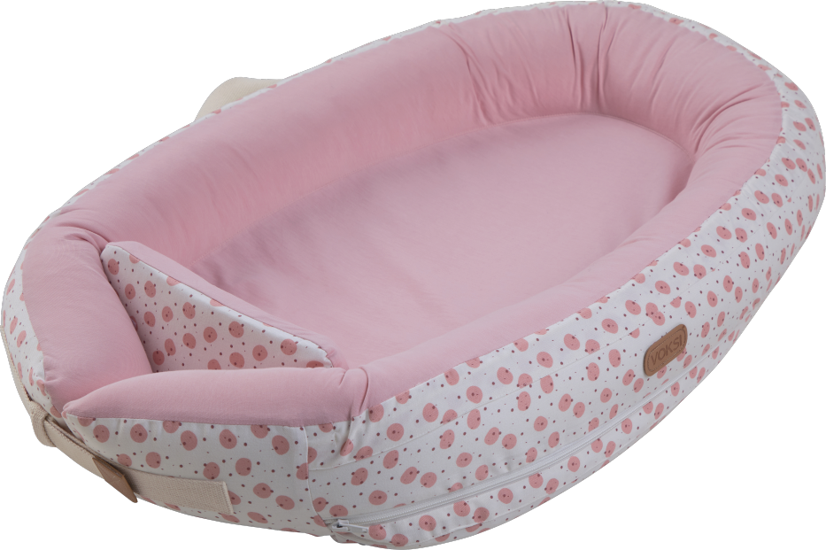 

Кокон для сна с ограничителем Voksi Baby Nest Premium Roose Moon розовый (11005053-Rose)