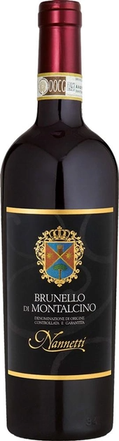 

Вино Nannetti Brunello di Montalcino красное сухое 0.75 л 13.5% (WNF8004489183232)