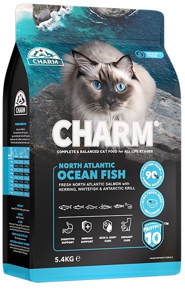 

Сухий корм Charm North Atlantic Ocean Fish Північноатлантична риба беззернова для котів 5.4 кг (59)