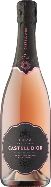 

Вино игристое Castell d’Or Cava D.O. Brut Rose розовый брют 0.75 л (8437020585040)