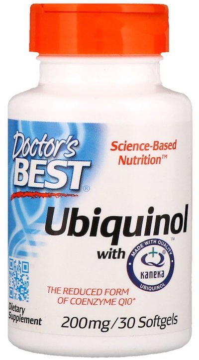 

Doctor's Best, Ubiquinol with Kaneka, 200 mg, 30 Softgels (DRB-00274)