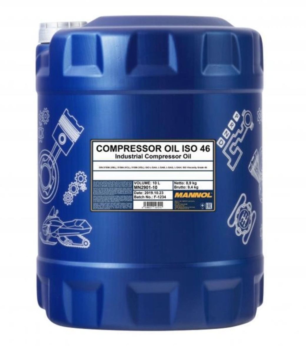 

Компрессорное масло Mannol 2901 Compressor Oil Iso 46, 10л (MN2901-10)