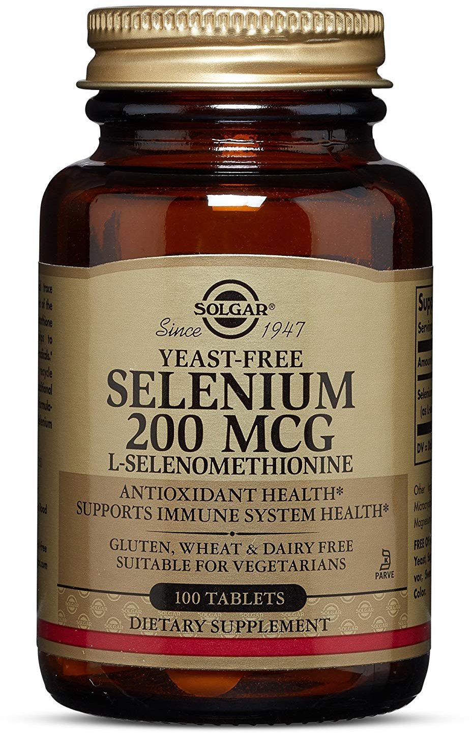 

Solgar Yeast-Free Selenium Солгар Селен без дрожжей 200 mcg 100 таблеток