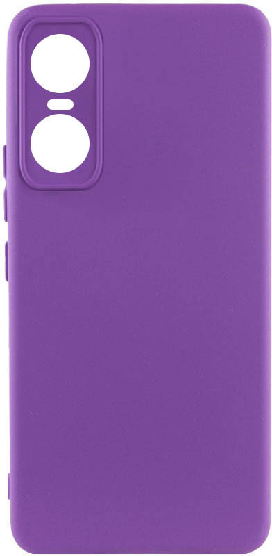 

Lakshmi Case Silicone Cover Full Camera Purple for Tecno Pop 6 Pro