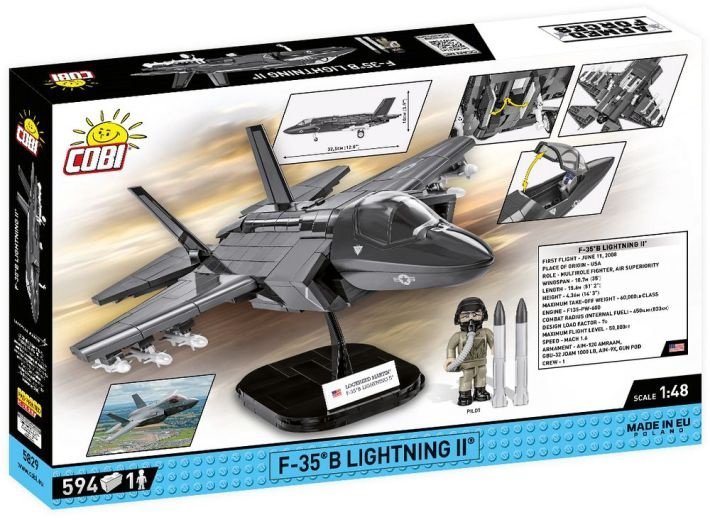 

Конструктор Cobi Armed Forces Самолет 1/48 F-35B Lightning Ii (COBI-5829)