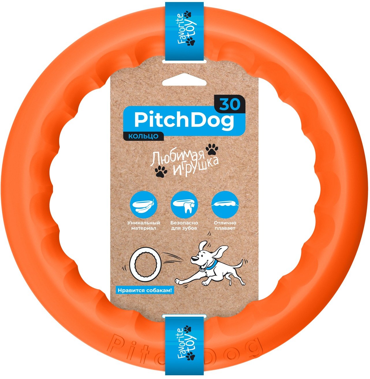 

Кільце для апортування Collar PitchDog 30 см помаранчевий (62384)