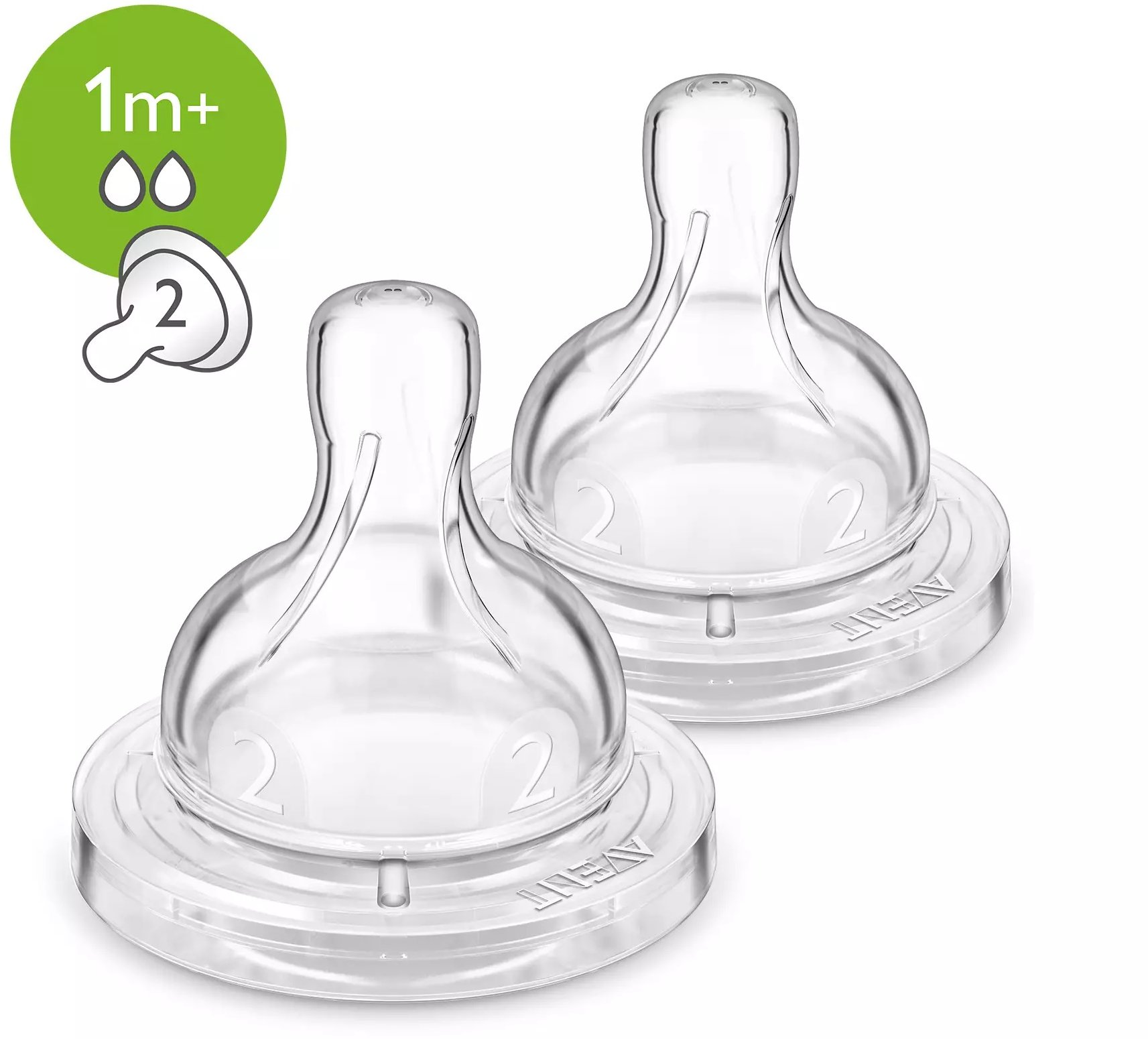 

Соска силиконовая Philips Avent Anti-colic 1м+ 2 шт (SCF632/27)