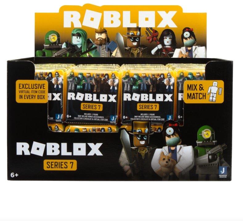 

Игровая коллекционная фигурка Roblox Jazwares Mystery Figures Neon Yellow Assortment S7 (ROG0184)