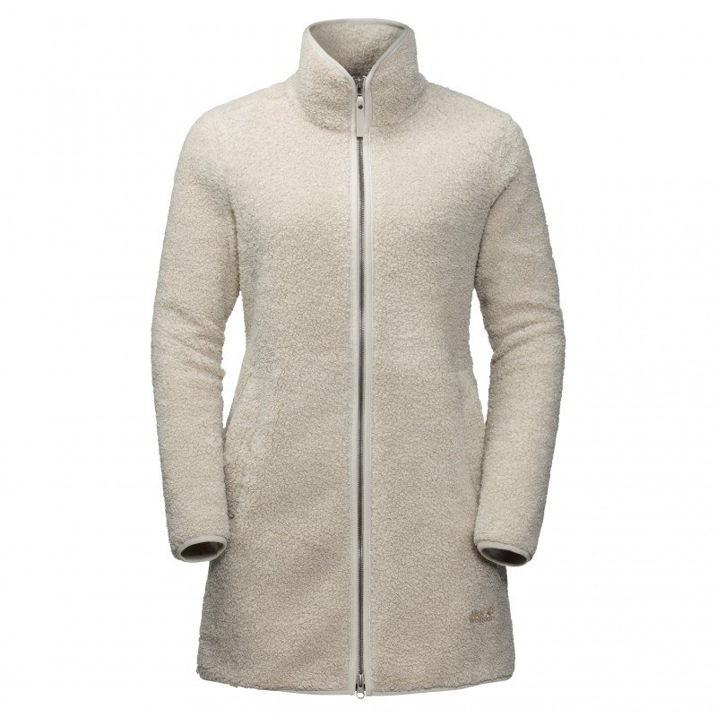 

Толстовка Jack Wolfskin High Cloud Coat W 1708721-6260 40 светло-серая на молнии