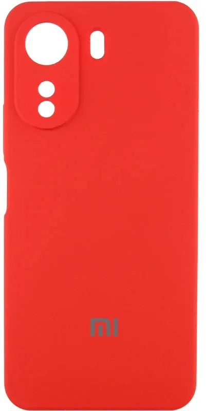 

Lakshmi Premium Silicone Case with Logo Full Camera Red for Xiaomi Redmi 13C / Poco C65