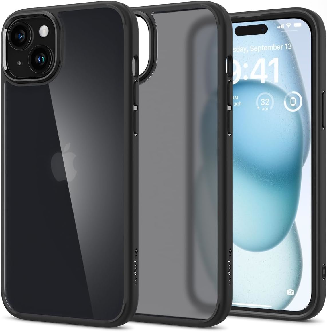 

Spigen Ultra Hybrid Frost Black (ACS06797) for iPhone 15