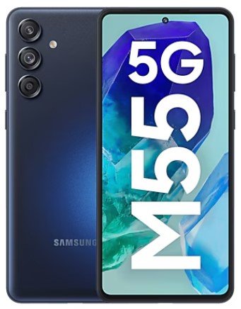 Акція на Samsung Galaxy M55 5G 8/256Gb Denim Black M556B від Y.UA