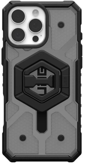 

Urban Armor Gear Uag Pathfinder Clear Magsafe Ash/Black Stand (1144651BV02) для iPhone 16 Pro Max